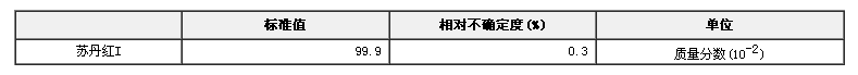 蘇丹紅I純度標準物質
