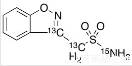 唑尼沙胺-13C2-15N標(biāo)準(zhǔn)品