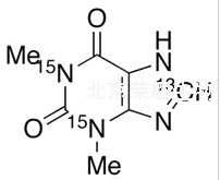 茶堿-1,3-15N2,13C標準品