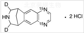 鹽酸伐尼克蘭-d2,15N2標準品