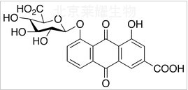大黃酸8-β-D-葡糖苷酸標準品