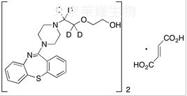 半富馬酸喹硫平-d4標(biāo)準(zhǔn)品