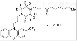 二鹽酸氟奮乃靜庚酸酯-d8標(biāo)準(zhǔn)品