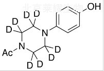 1-乙酰基-4-（4-羥基苯基）哌嗪-d8標準品