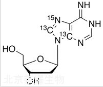 2'-脫氧腺苷-13C2,15N標(biāo)準(zhǔn)品