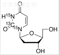 2'-脫氧L-尿苷-13C，15N2標準品