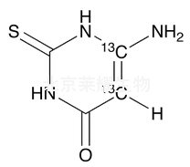 6-氨基-2-硫脲嘧啶-13C2標準品