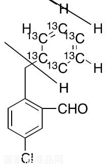 2-芐基-5-氯苯甲醛-13C6標準品