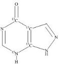 別嘌醇-13C2-15N標準品