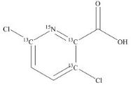 二氯吡啶酸-13C3-15N標(biāo)準(zhǔn)品