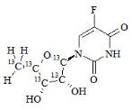 5'-DFUR-13C5 (5'-Deoxy-5-fluorouridine, Doxifluridine-13C5)