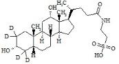 牛磺脫氧膽酸-d4標(biāo)準(zhǔn)品