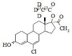 3-羥基醋酸氯地孕酮-13C-d3標準品