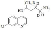 Didesethyl Chloroquine-d4標準品