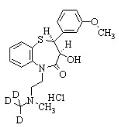 Desacetyl Diltiazem-d3 HCl標準品