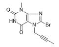 8-溴-7-(2-丁炔基)-3,7-二氫-3-甲基-1H-嘌呤-2,6-二酮對照品