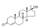 17β-羥基-17-甲基雄甾-4,9(11)-二烯-3-酮對照品