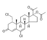 17-Acetyloxy-6-chloro-1α-chloromethylpregna-4,6-diene-3,20-dione對照品