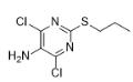 4,6-二氯-2-(丙硫基)-5-氨基嘧啶對照品