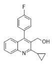 2-環丙基-4-(4-氟苯基)-3-喹啉甲醇對照品