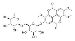 3,7,8-Tri-O-methylellagic acid 2-O-rutinoside標準品