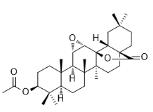 3β-Acetoxy-11α,12α-epoxyoleanan-28,13β-olide標準品