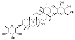 奎諾維克酸3-O-（6-脫氧葡萄糖苷）28-O-葡萄糖基酯標準品