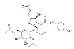 1,6,2'，6'-O-四乙?；?3-O-反式-對-香豆酰基蔗糖標準品