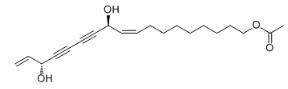 1-乙酰氧基-9,17-十八碳二烯-12,14-二炔-11,16-二醇標準品