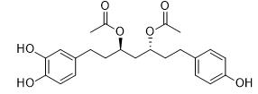 1-(3,4-二羥基苯基)-7-(4-羥基苯基)庚烷-3,5-二乙酸二乙酸酯標準品