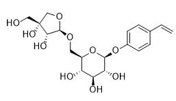 對乙烯基苯基O-β-D-茴香酰基-(1→6)-β-D-吡喃葡萄糖苷標準品