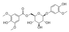 4-羥基-3-甲氧基苯酚1-O-（6-O-丁香酰基）葡萄糖苷標(biāo)準(zhǔn)品
