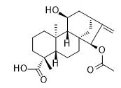ent-15α-Acetoxy-11α-hydroxykaur-16-en-19-oic acid標準品