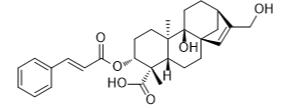 3α-Cinnamoyloxy-9β,17-dihydroxy-ent-kaur-15-en-19-oic acid標準品