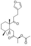 8-乙酰氧基-15,16-環氧-8,9-癸二酸-13（16），14-二烯-7,9-二酮標準品