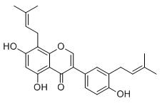 3',8-二-(二甲基烯丙基)-染料木黃酮標準品