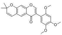 2'，4'，5'-三甲氧基-2''，2''-二甲基吡喃[5''，6''：6,7]異黃酮標(biāo)準(zhǔn)品