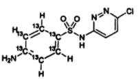 磺胺氯噠嗪-13C6溶液標(biāo)準(zhǔn)物質(zhì)