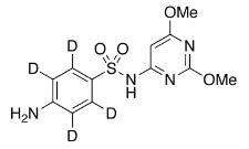 磺胺間二甲氧嘧啶-D4標準品